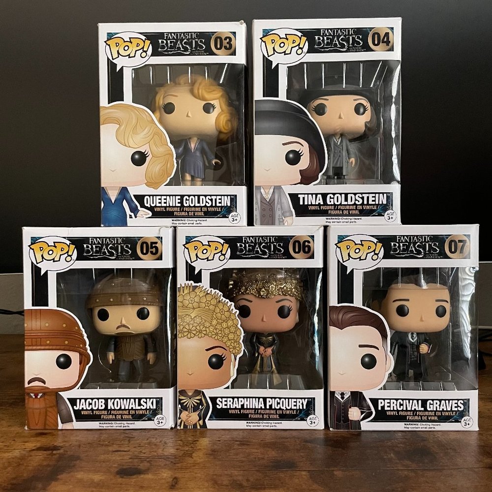 Fantasic Beasts Funko Pops | 03, 04, 05, 06 ,07 ,11, 11